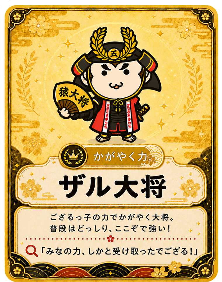 かがやく力 ザル大将
